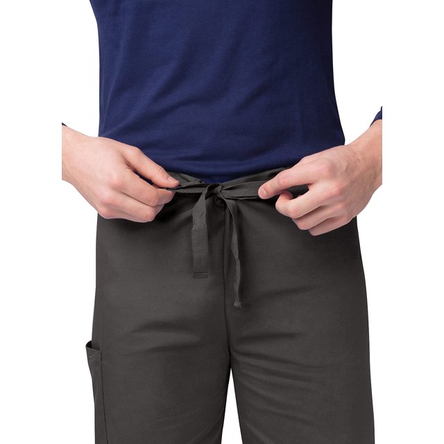 Adar Universal Mens Scrubs - Drawstring Tapered Leg Scrub Pants