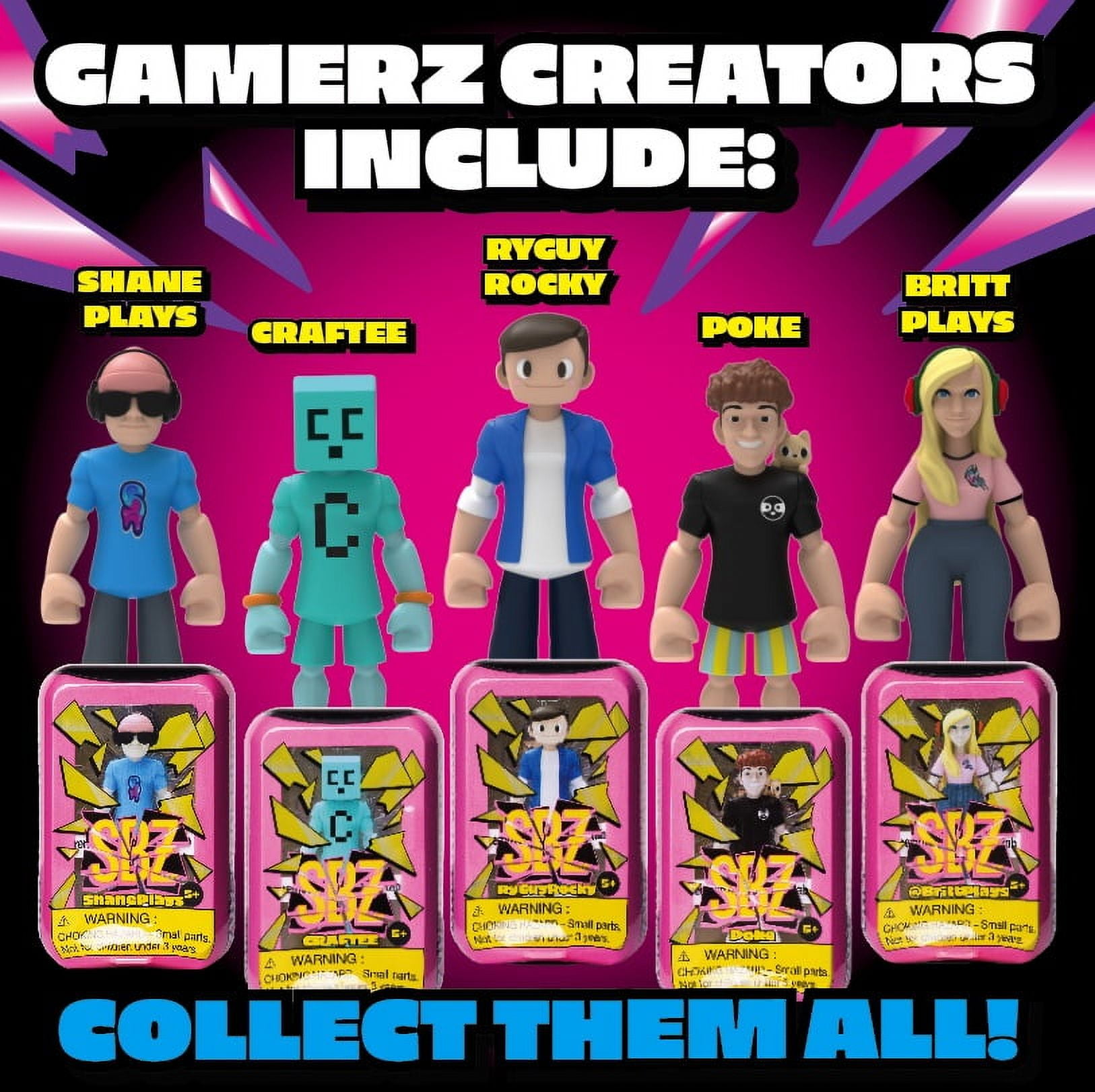 ScreenBreakZ Gamerz Collectible Figures, Poke, Unique Designs & Rare Editions  (图5)