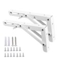 thumbnail image 3 of De Soportes De Estante Plegables, Soporte De Estante Plegable De Alta Resistencia Para Trabajo De Mesa, Soporte Diy Para Ahorrar Espacio 1 Par sonducket HA026241-02, 3 of 4