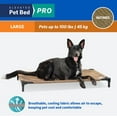 thumbnail image 7 of Coolaroo Large Elevated Pet Bed Pro Replacement Cover - Nutmeg, 7 of 7
