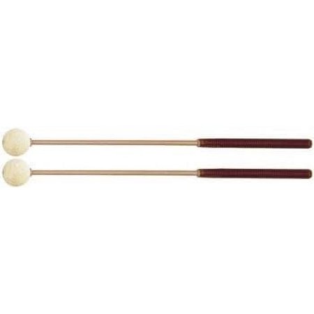Studio 49 Pair of Medium-Hard Felt Mallets (White)