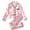 Pink, variant on WOLLED Kids Girls Silk Pajamas Set 8-12 Years Spring Fall Satin Long Sleeve Sleepwear Pjs Outfit for Girls V-Neck Winter Jammies 2PCS