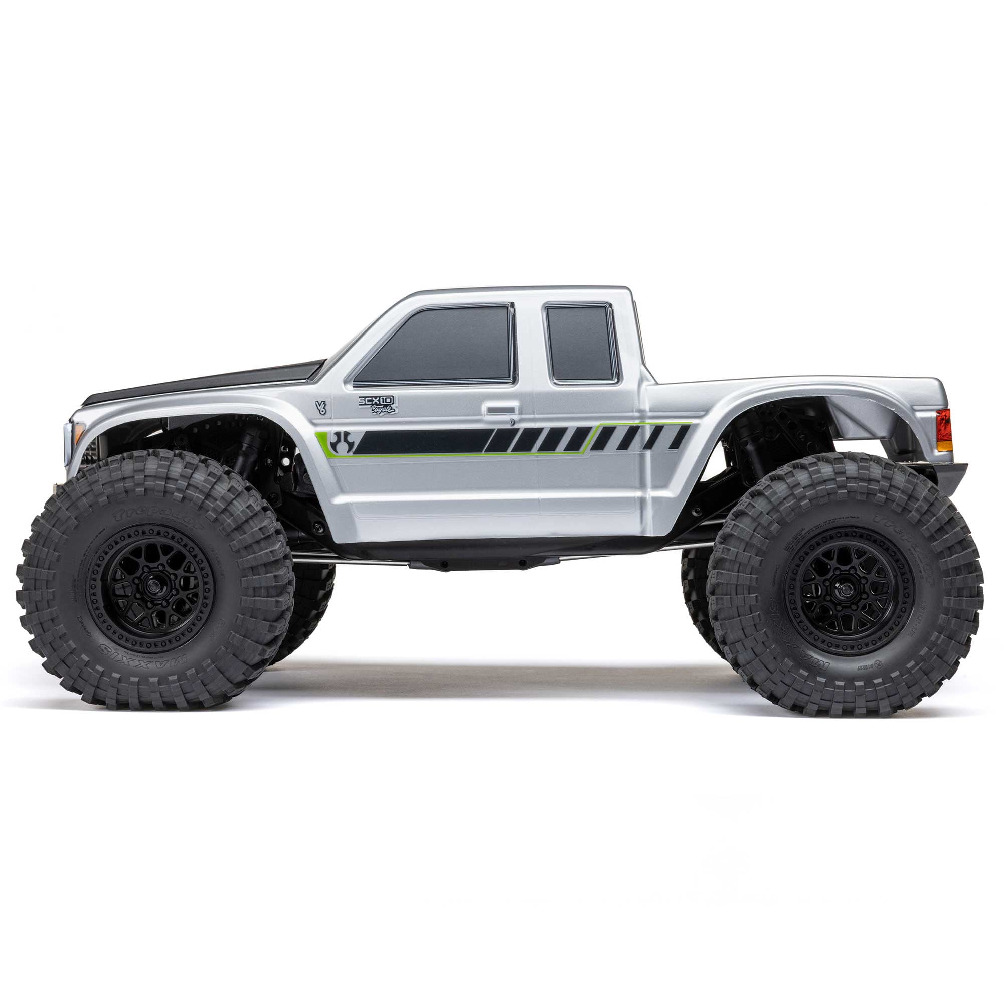 Axial 1/10 SCX10 III Coyote 4X4 RTR Brushed Rock Crawler Silver AXI-2036T1