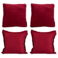 thumbnail image 1 of Set de 4 Cojines Decorativos (2 Cuadrados + 2 Cuadrados Grandes) Red Rojo, 1 of 7