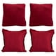 thumbnail image 1 of Set de 4 Cojines Decorativos (2 Cuadrados + 2 Cuadrados Grandes) Red Rojo, 1 of 7