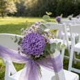 thumbnail image 6 of 25Pcs Realistic Artificial Dark Purple Dahlia and Rose Flowers with Stems, Fake Flowers for DIY Wedding Bouquets, Centerpieces, Bridal Shower and Home Decor, 6 of 6