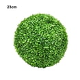 thumbnail image 2 of Matsuzay Aspecto realista de la bola de césped artificial para decoración del hogar de plantas artificiales interiores y exteriores Jardín y Patio bola de maní 23cm, 2 of 6