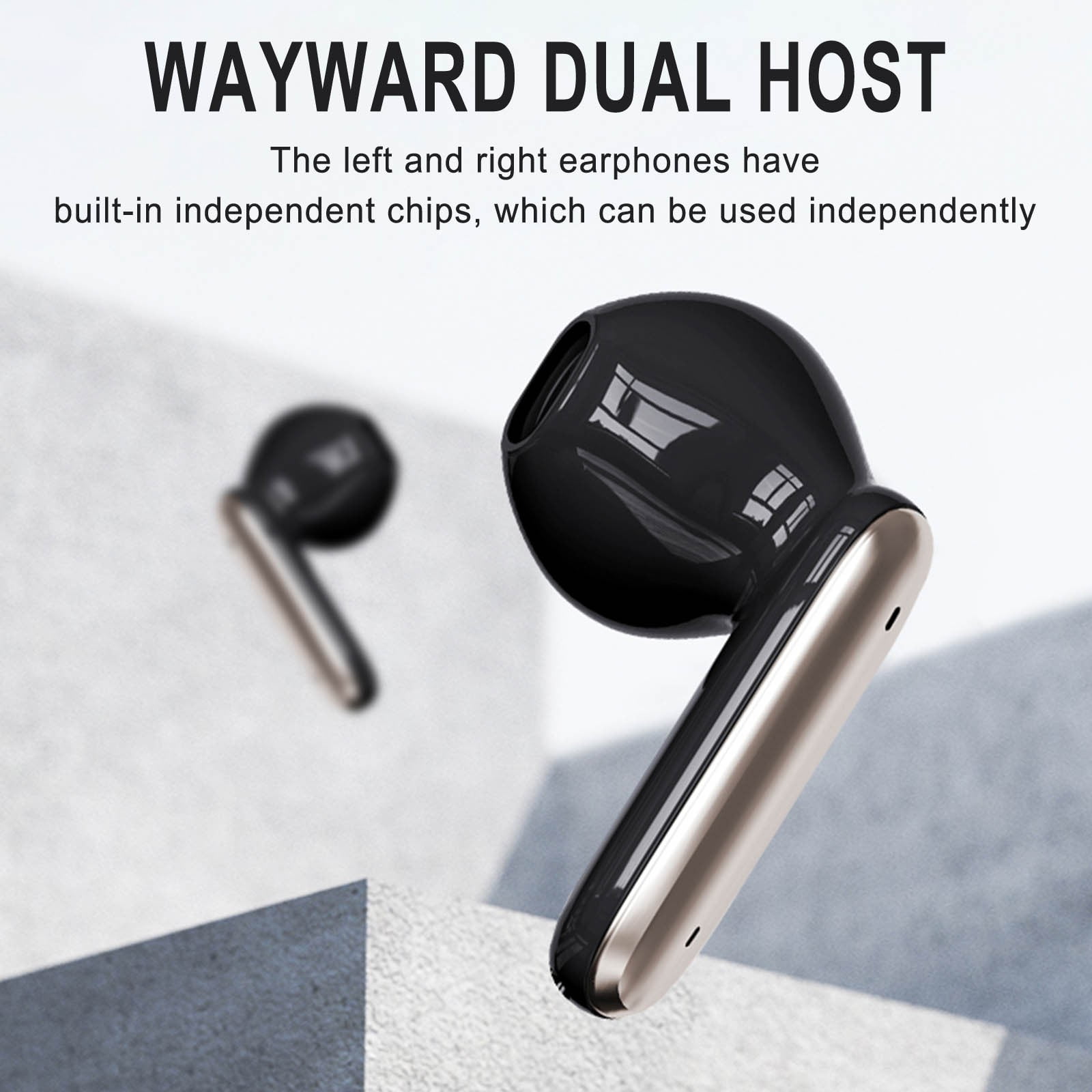 Studio Buds - True Wireless Noise Cancelling Earbuds - Compatible with IOS & Android, Built-in Microphone, IPX4 Rating, Sweat Resistant Earphones, Class 1 Bluetooth Headphones - Black
