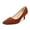 Brown, variant on Women Suede Kitten Heel Pumps, Pointed Toe Slip On Dress Shoes, Comfort Classic Fashion Footwear for Office Business and Daily Formal Outfits (Red, 12)