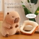 thumbnail image 4 of Cute Capybara Plush Pillow with Bread Kawaii Soft Capybara Plush Doll Pillow Capybara Stuffed Animals Toys, 4 of 5