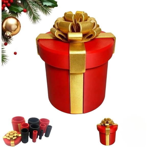 Annoying Nested Screw Gift Box, 10 Layer Reusable Gifts Boxes for Cash