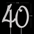 thumbnail image 2 of ORUYROP 40 cake topper Premium Bling Rhinestone Diamond Gems for Birthday or Anniversary Party Decoration, 2 of 5