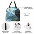 thumbnail image 4 of Vsdgher Majestic Eagle Over Castle Lunch Bag, Lunch Box for Women Adult Men, Lunch Tote Insulated Cooler Lunch Container for Work/Office/Picnic/Travel, 4 of 8