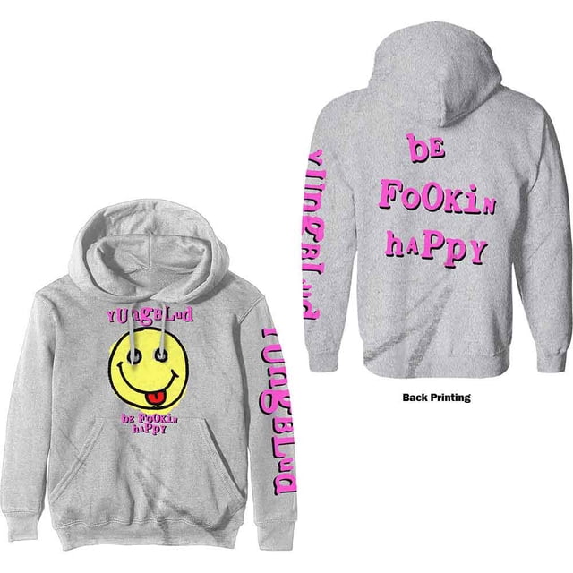 Yungblud Sweat à Capuche Unisexe Rave Smile (Impression Arrière)