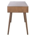thumbnail image 3 of SAFAVIEH Remy Mid-Century 1 Drawer Writing Desk, Brown, 3 of 14