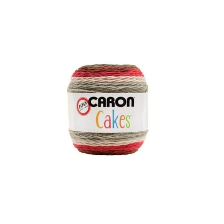 UPC: 0057355408487 | Caron Cakes Self-Striping Yarn ~ RED VELVET # 17005 ~ 7.1 oz. Cake by the Each