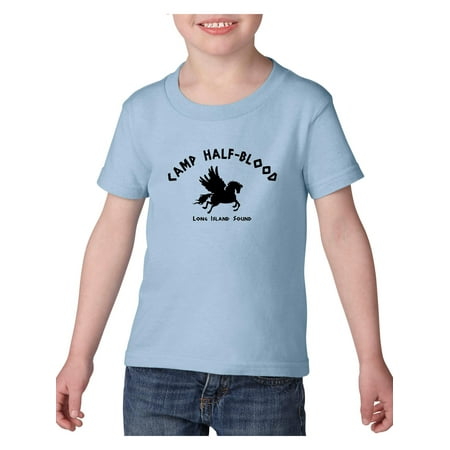 Cotton Kids Clothes Camp Half Blood T-Shirt Demigods Long Island Sound Camp Half-Blood Heavy Cotton Toddler Kids T-Shirt Tee Clothing ()