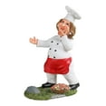 thumbnail image 3 of jifeng Sculpture de Chef Porte-Bouteille en Résine Statue de Table Porte-Bouteille Créatif C, 3 of 9
