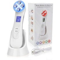 Radio Frequency Skin Tightening Machine, 6-in-1 Rechargeable Anti-Aging Skin Care Microcurrent Facial Device, Red Light, Wrinkle Remove, Rejuvenation, Skin-Firming