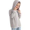 thumbnail image 2 of Coerni Tween Kids UPF50+ Sun Protection Jacket Zip-Up Hoodie Summer Lightweight Casual Sweatshirts for Boys & Girls 6M-11Y, 2 of 3