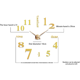 thumbnail image 5 of reloj de pared de bricolaje - negro Ormromra 2034728-1, 5 of 8
