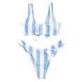 thumbnail image 2 of WREESH Women'S Bikini High Waisted Tummy Control Two Piece Swimsuit Swimwear, 2 of 7