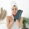 thumbnail image 3 of REGALWOVEN 6 Pack Cotton Washcloths for Face, Waffle Face Towels, Multi-Purpose Wash Cloths for Bathroom Grey 14' x 14', 3 of 7