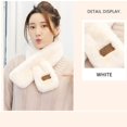 thumbnail image 3 of Foulard d'Hiver pour Femmes Rectangulaire en Fourrure Chaude Douce Confortable, 3 of 7