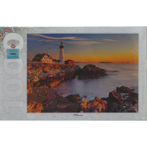 Step Puzzle Lighthouse at Portland 1000 pc Jigsaw Puzzle