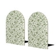 thumbnail image 2 of Picia Green Rabbit Pattern Wood Bookends for Shelves,Non-slip Bookends, Heavy Duty Wooden Bookend Support,1 Pair, 2 of 8