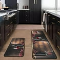 thumbnail image 2 of 2Pcs Wine Kitchen Rugs Set of 2 Floor Mats for Cooking Non Slip Waterproof Standing Kitchen Runner Mats 17\u201dx30\u201d+17\u201dx47\u201d, 2 of 6