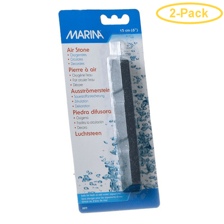 Elite Aqua Fizzz Long Aquarium Air Stone 6 Long Airstone - Pack of 2
