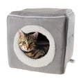 thumbnail image 1 of Petmaker Cat Pet Bed, Cave, Soft Indoor Enclosed Covered Cavern/House for Cats, Kittens, and Small P, 1 of 9