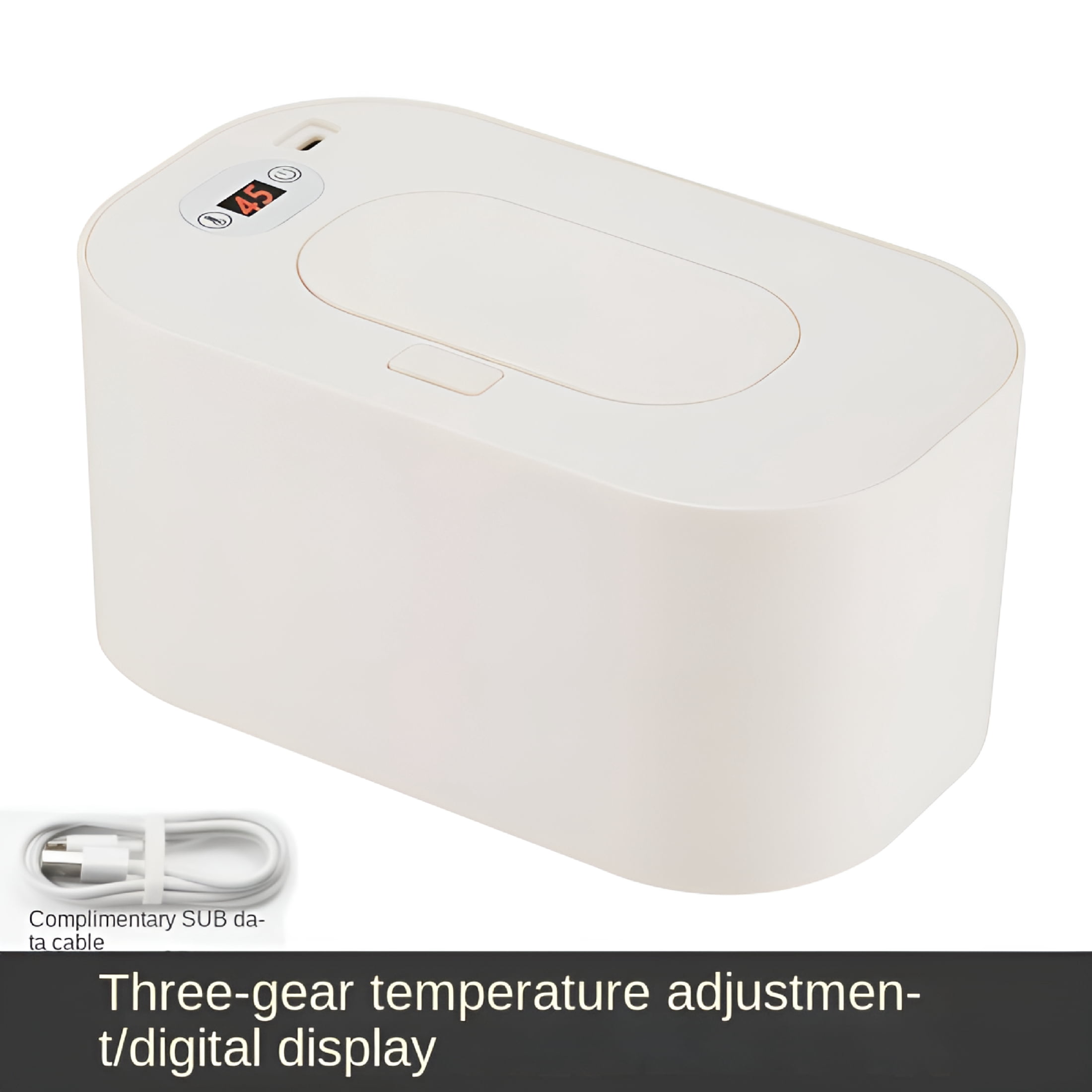HIBIBUD Baby Wipe Warmer,Wipe Warmer And Baby Wet Wipes Dispenser,Smart Precise Temperature Control Large Capacity Evenly Overall Heating Silence,Wipes Warmer for Babies Portable Wipe Warmer