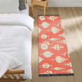 thumbnail image 3 of Yayeee Runner Rug for Bedroom 2'x6' Machine Washable Hallway Non Slip Mat, Beige Christmas Ornaments Pattern, 3 of 8