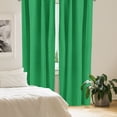 thumbnail image 2 of Ambesonne Clover Window Curtains, Irish Shamrock Leaves, Each 28" W x 84" L, Green, 2 of 4