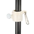 thumbnail image 5 of Uxcell  Flag Pole Rings Mounting Clips Rotating Fasteners 6 Pack White 19mm x 27mm, 5 of 5
