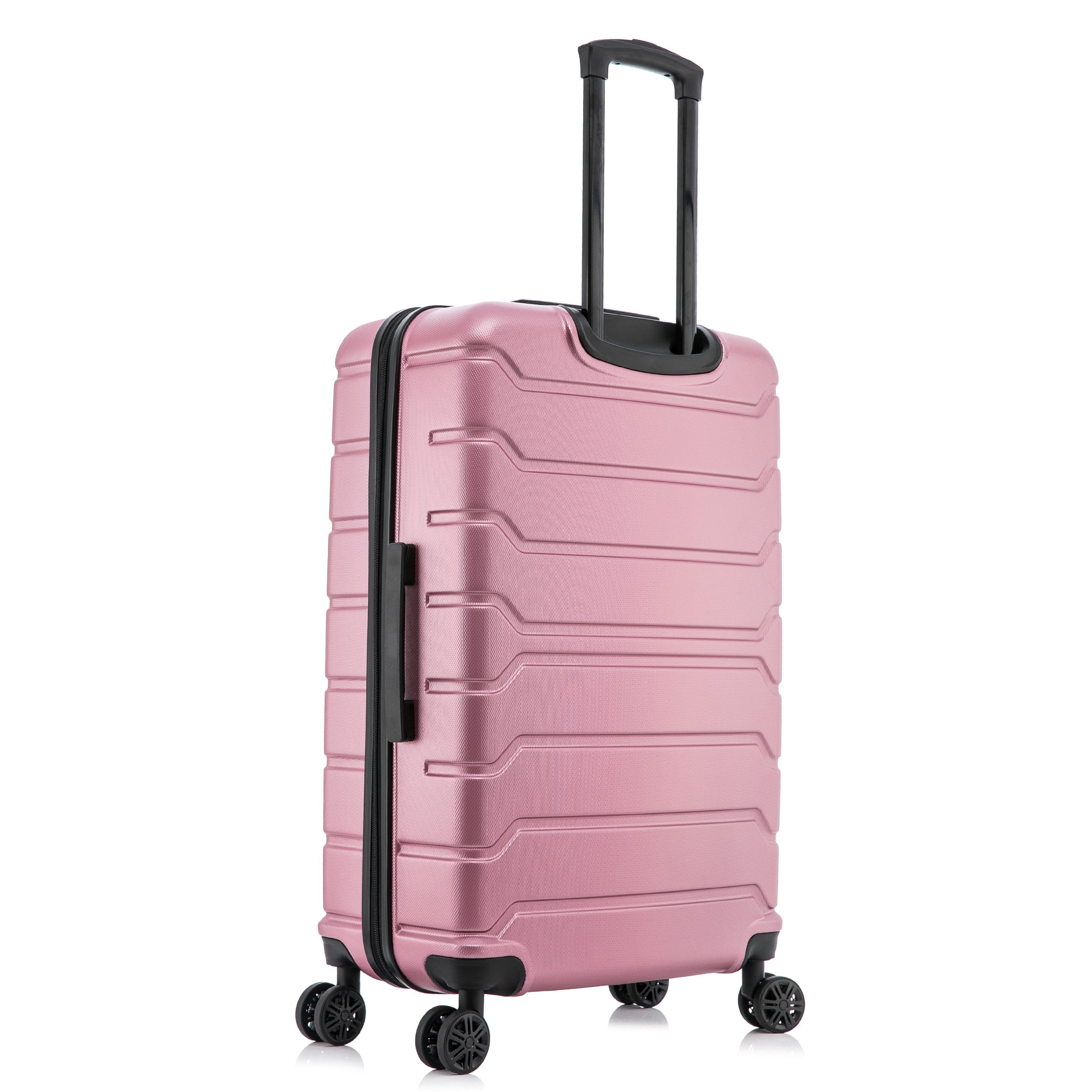 InUSA Trend 28" Hardside Lightweight Luggage with Spinner Wheels, Handle, and Trolley, Rose Gold