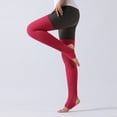 thumbnail image 5 of Hot Sales Womens High Waist Tights Under $6 GIJNRIUIUA Watermelon Red Tights Women's Solid Knitted Warm Yoga Socks Knee Socks Ballet Dance Leggings Socks Stockings, 5 of 8