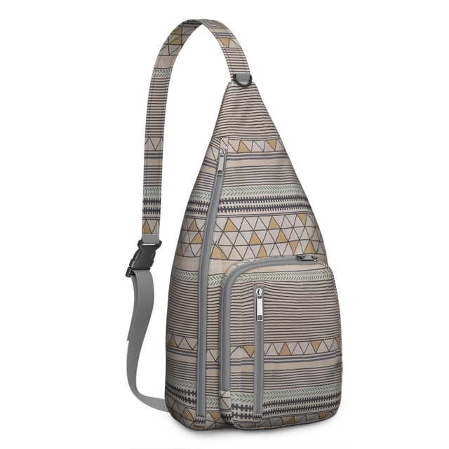 Colorful Ethnic Sling Backpack – Shoulder Bag for Outdoor & Hiking