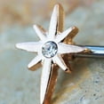 thumbnail image 2 of Rose Gold Northern Star Nipple Bar, 2 of 2