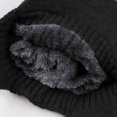 thumbnail image 3 of Men's Winter Hat With Earflaps Knit Baseball Cap With Brim Ski Hat Warm Lined Hat Winter Headgear Mad Hats Men Caps Hats Winter Hat Ears Women Cold Weather Headgear for Men Snowboard Hat over Ear Cap, 3 of 3
