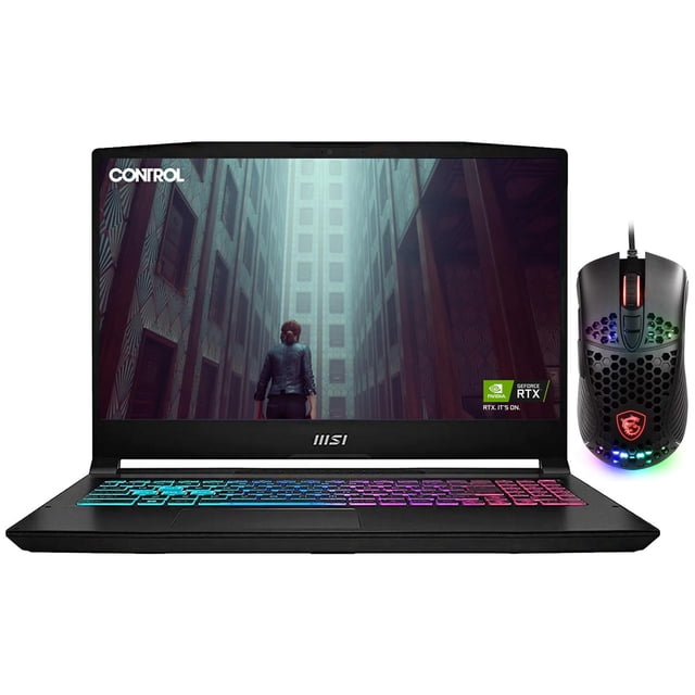 Laptop Gamer MSI Katana 15 GeForce RTX 4070 Intel Core i7 12650H RAM 16GB 2TB SSD 15.6 144HZ Windows 11 Home + Mouse DXT Gaming Teclado en ingles