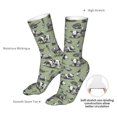 thumbnail image 4 of Uemuo Farm Cows for 16in Socks, Cotton Socks Sports Socks Knee High Socks Comfortable Socks For Men, Women, 4 of 7