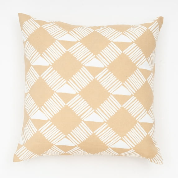 Trellis Indoor/Outdoor Pillow. 18in. X 18in. Smoke Gray