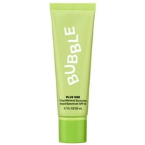 Bubble Skincare Plus One Tinted Sunscreen SPF 40, Everyday Care Sun Protection, All Skin Types, 1.7 fl oz / 50mL