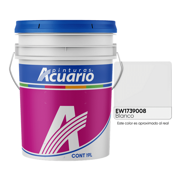 Pintura Para Canchas Deportivas Pinturas Acuario 19 Litros Blanca