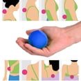 thumbnail image 3 of Pelota de entrenamiento de agarre suave portátil pelota de agarre de Yoga pelota para apretar para ejercicio de dedos ejercitadores de fuerza de mano descompresión ANGGREK Otros, 3 of 7