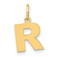 thumbnail image 1 of Auriga 14k Yellow Gold Letter R Initial Pendant for Women, 1 of 3