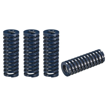 

Die Spring 4 Pack 27mm OD 75mm Long Spiral Stamping Light Load Compression Die Springs Blue